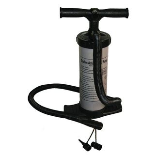 Double Action High Capacity Hand Inflator Pump With Nozzles For Inflatables