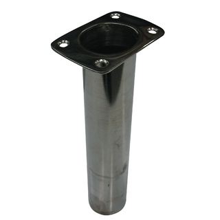 Rod Holder Stainless Steel Flush Mount Straight