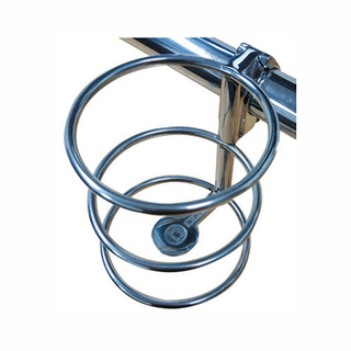 Clamp-On Stainless Steel Drink Holder