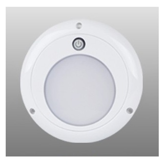 LED Exterior Interior LED Lamp With Switch Round 131mm