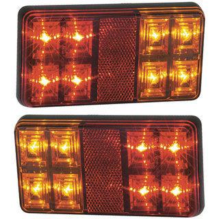 Trailer Light Set LED 149 With Number Plate Light