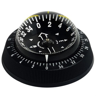 Silva 85 Surface Mount Powerboat Compass With Memory Ring And Light