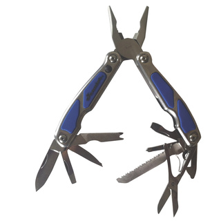 Multi Tool With 15 Functions Including Light And Pouch