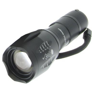 MEGALIGHT T6 LED Super Bright Alloy Flashlight With Zoom Function