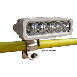 Spotlight And Aerial Clamp-On Mounting Bracket For Round Tube