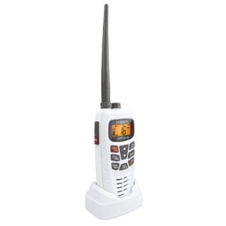 Uniden MHS155UV 5 Watt Floating, Waterproof, Two-Way UHF & VHF Hand Held VHF Radio