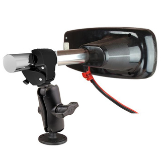RAM Small Tough-Claw Base with Short Double Socket Arm And 1.5" Round Base Adapter