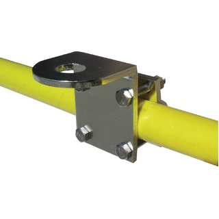 Spotlight And Aerial Clamp-On Mounting Bracket For Round Tube