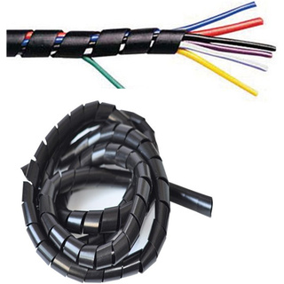 Black Spiral Wrapping Provides Neat And Compact Protection for Wiring
