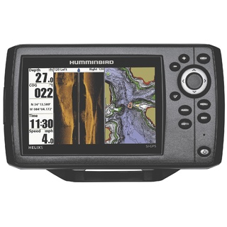 Humminbird Helix 5CX DI SI GPS Combo With Down Imaging, Side Imaging, Switchfire, DualBeam PLUS With Navionics Gold Chart