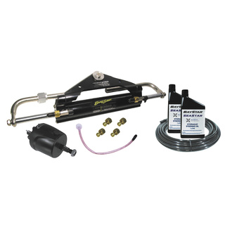 BayStar Complete Front Mount Hydraulic Steering Kit Suits Motors To 150hp