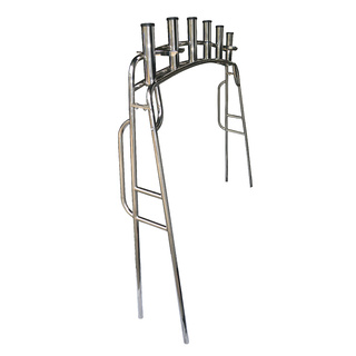 Rocket Launcher Kit, Stainless Steel, Holds 6 Rods