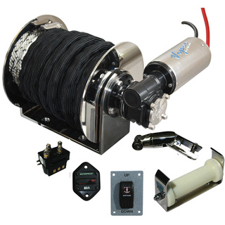 Viper PRO Series II 1000W Electric Anchor Winch Bundle Complete With Rope And Chain