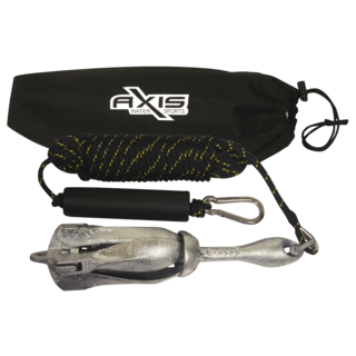 Complete Kayak Anchor Kit Including Anchor, Rope, Float And Bag