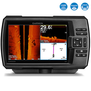 Garmin STRIKER Plus 7sv 7" CHIRP Fishfinder With DownVu / SideVu And GPS