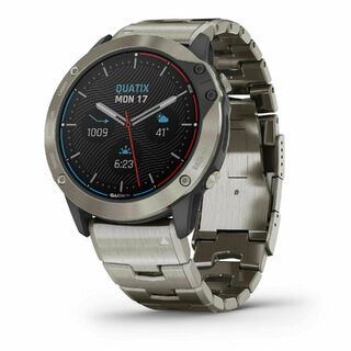 Garmin quatix 6 Titanium Multi-Function Watch With Sapphire Crystal Lens And GPS