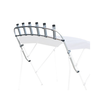 Clamp-In Rocket Launcher For Canopy Aluminium Complete With 6 Rod Holders