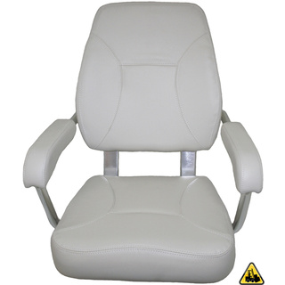 Heavy Duty Mini Mojo Upholstered Seat All White