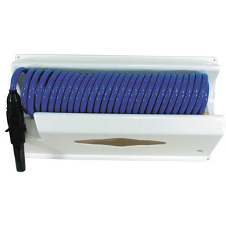 Deck Wash Hose Coiled Including Holder