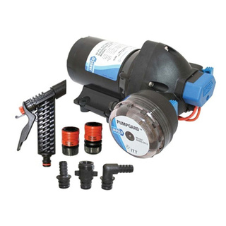 Jabsco Par-Max 4.0GPM Deck Wash Kit Pressure Pump 12 Volt