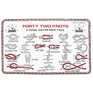 42 knot Card With Rope