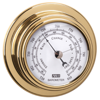 Brass Barometer 120mm Face