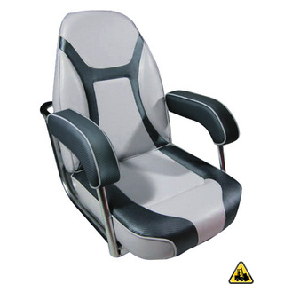 Relaxn Bluewater Premium Seat Dark Grey And Light Grey Upholstery
