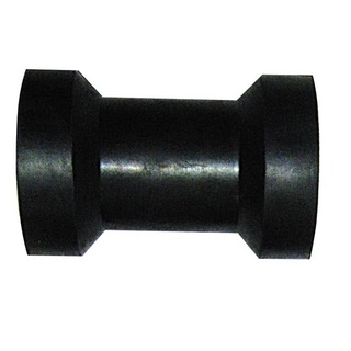 4 1/2" Black Keel Roller Rubber
