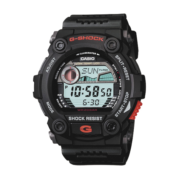 CASIO G-Shock Tide Watch With Resin Body And Band