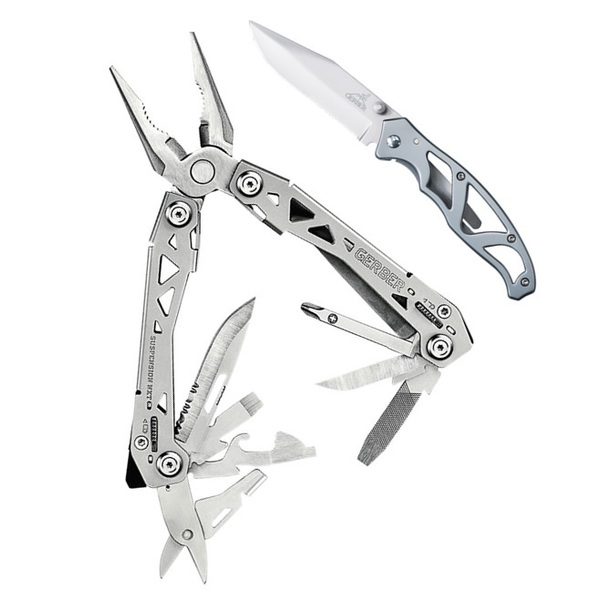 GERBER Gift Set With Suspension-NXT And Paraframe Mini-Knife