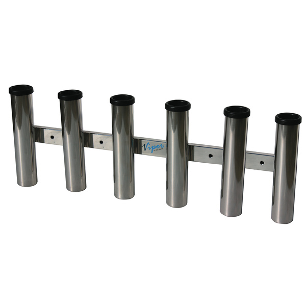 Viper Pro Stainless Steel Deluxe Six Rod Rack