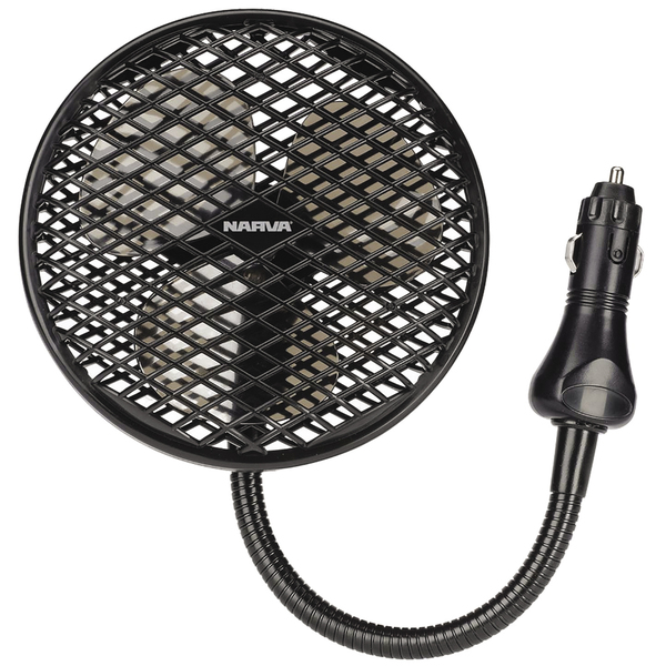 12 Volt Fan With High And Low Setting Cigarette Lighter Plug