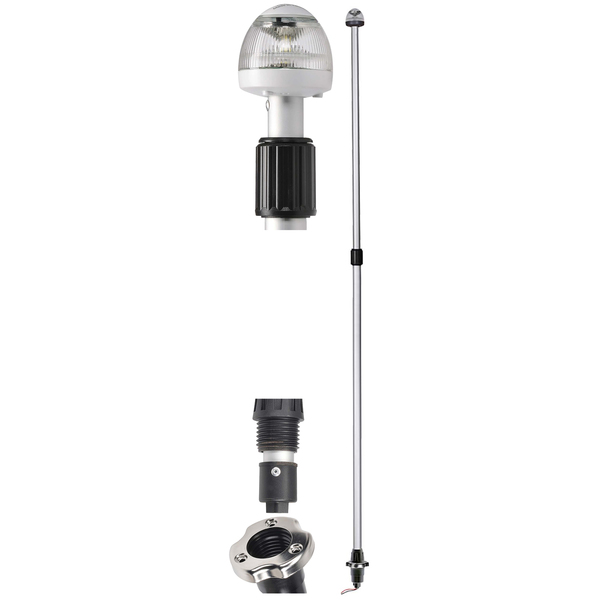 34" to 60" Telescopic LED 360 Degree Plug In Anchor Light