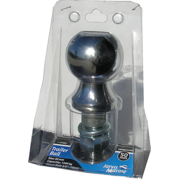 Chrome 2" Tow Ball With 3/4" Mounting Bolt 1590kg Capacity
