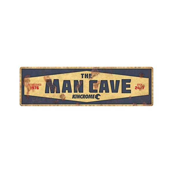 Tin Sign 'Man Cave'