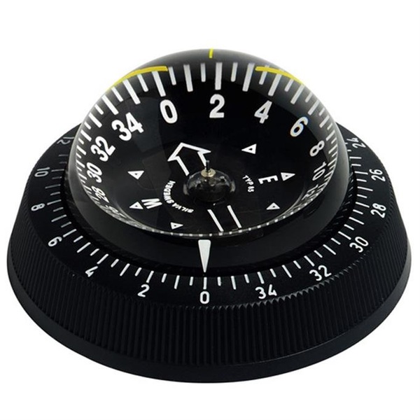 Silva 85 Surface Mount Powerboat Compass With Memory Ring And Light