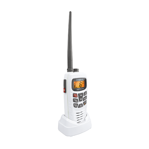Uniden MHS155UV 5 Watt Floating, Waterproof, Two-Way UHF & VHF Hand Held VHF Radio