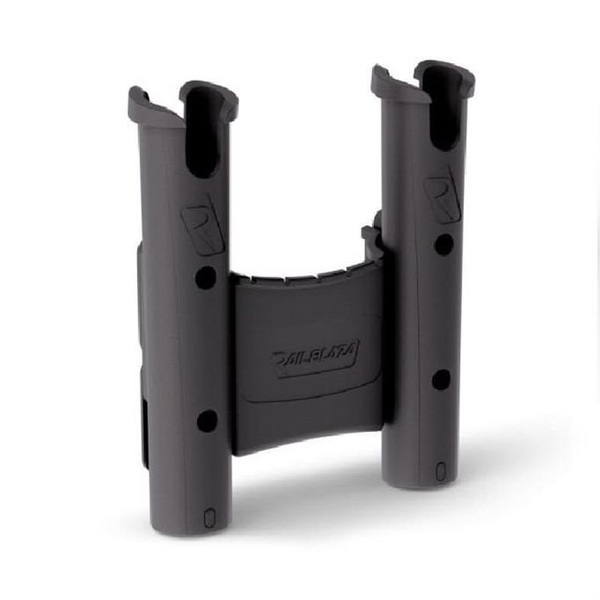 RodStow Double Vertical Fishing Storage Rack And Caddy Black
