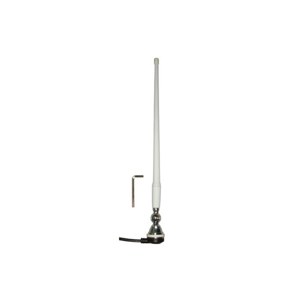 AM/FM Universal Rubber Duck Top Mount Antenna Black