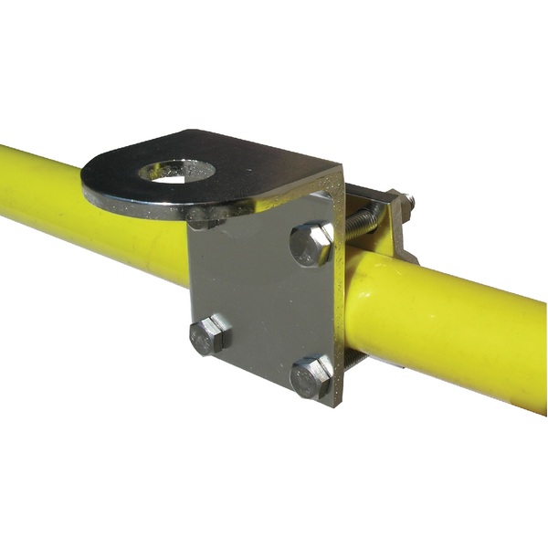 Spotlight And Aerial Clamp-On Mounting Bracket For Round Tube