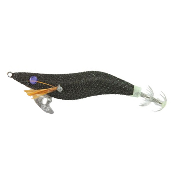 Squid Jig Black And Charcoal Body