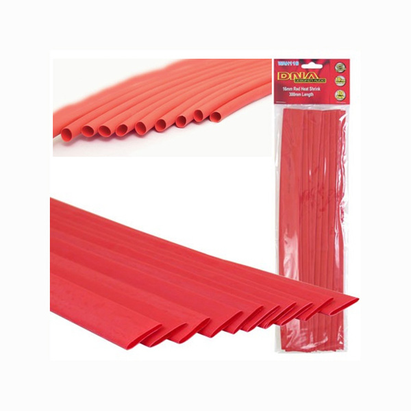 Heat Shrink Flexible Tubing For Electrical Installations Red 2mm Diameter