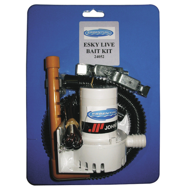 Esky Live Bait Tank Kit Includes 500gph Pump Hose And Spray Bar - Essential