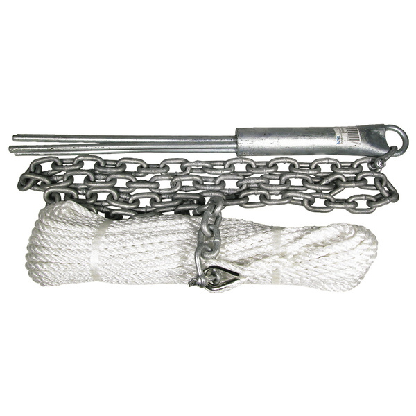 Reef Anchor Kit Includes 8mm 4 Prong Anchor, 50m x 8mm Rope, 4m x 6mm Chain
