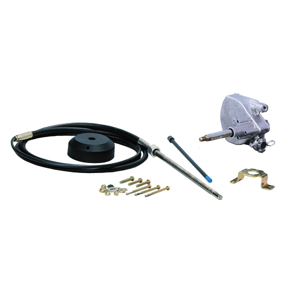 Complete Steering Kit Includes 12' Cable Helm Bezel And Mounting Bolts