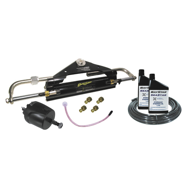 BayStar Complete Front Mount Hydraulic Steering Kit Suits Motors To 150hp