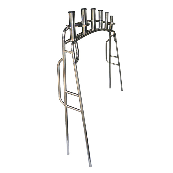 Rocket Launcher Kit, Stainless Steel, Holds 6 Rods, H:1260mm W:1600mm