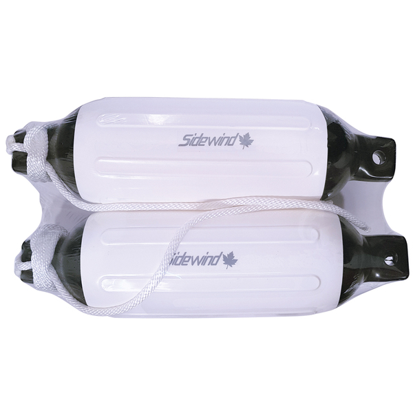Sidewind Fenders Twin Pack With Lanyards 16" x 4.5"