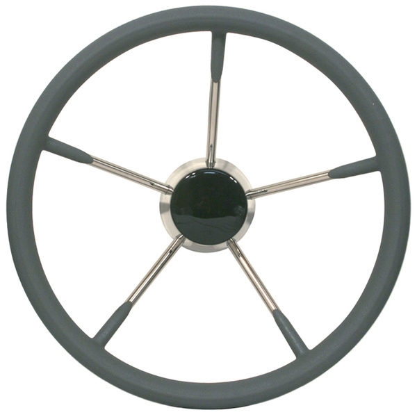Five Spoke Steering Wheel With Soft Black Grip Outer Rim
