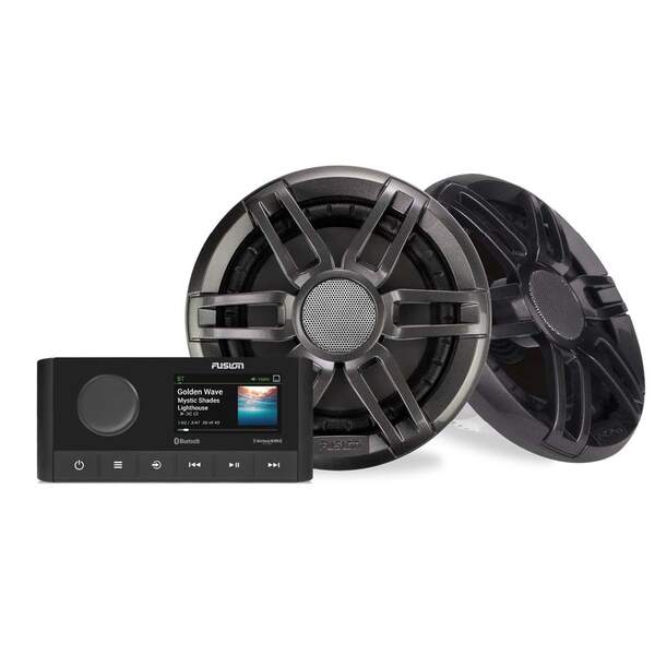 FUSION RA 210 Compact Marine Stereo Kit With XS Sport Speakers